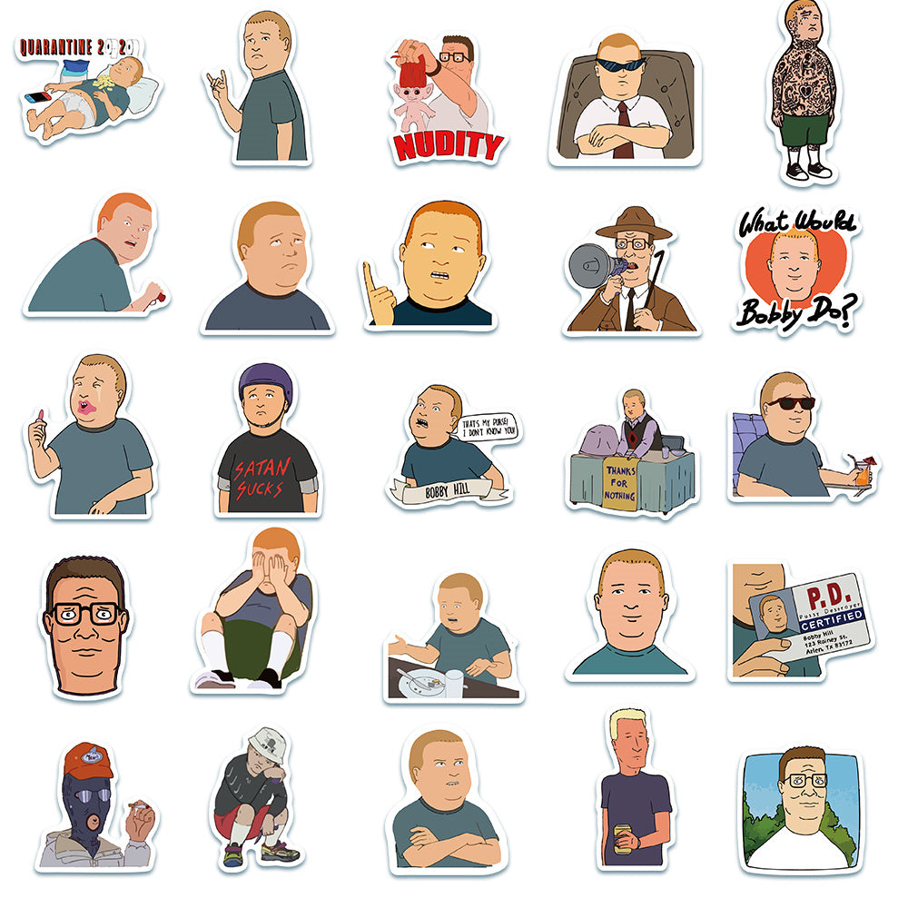 100pcs Comedy Cartoon Stickers