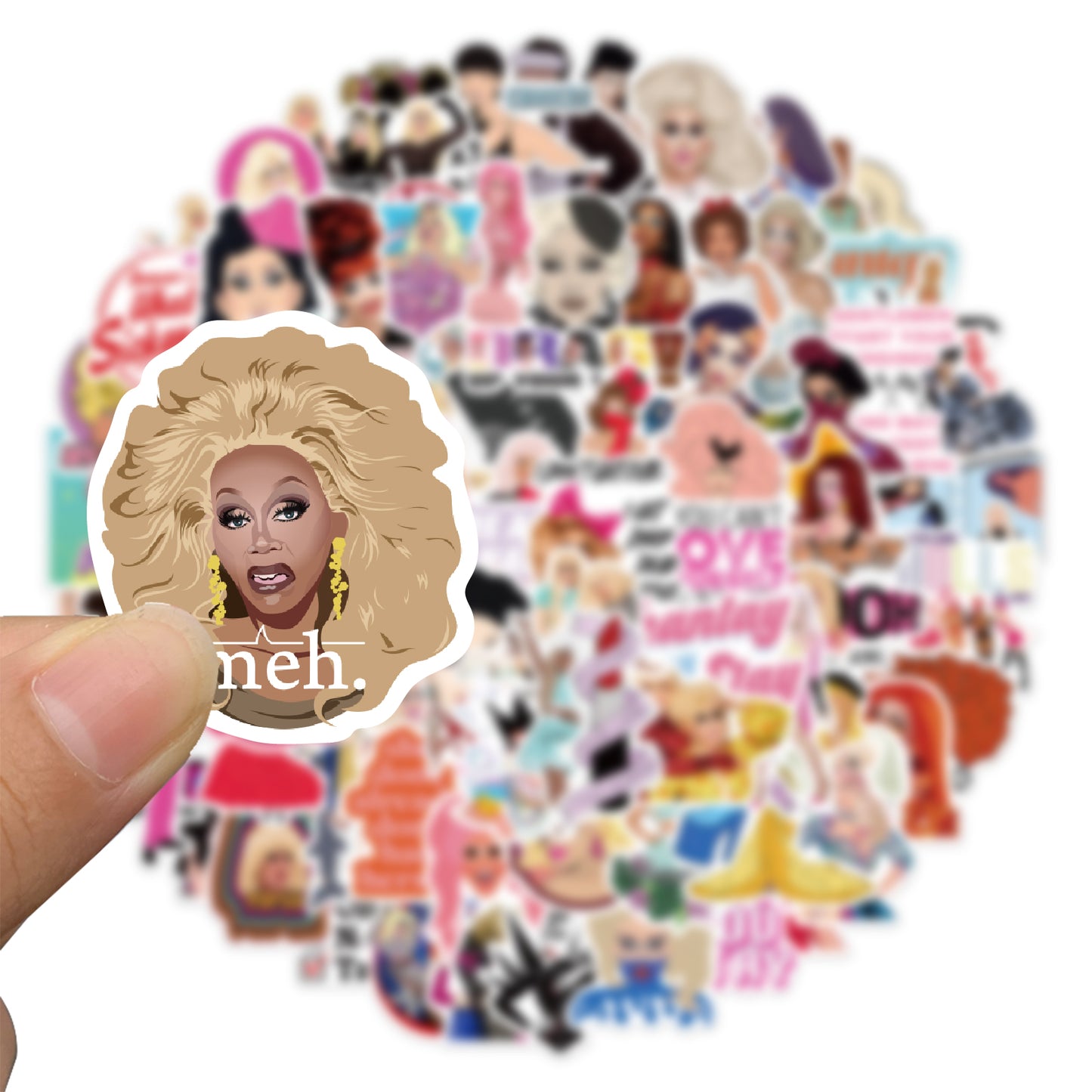 100pcs RuPaul's Drag Race Stickers