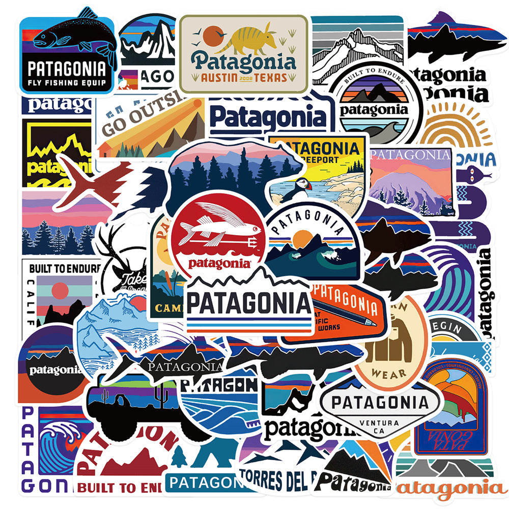 55pcs Patagonia Stickers