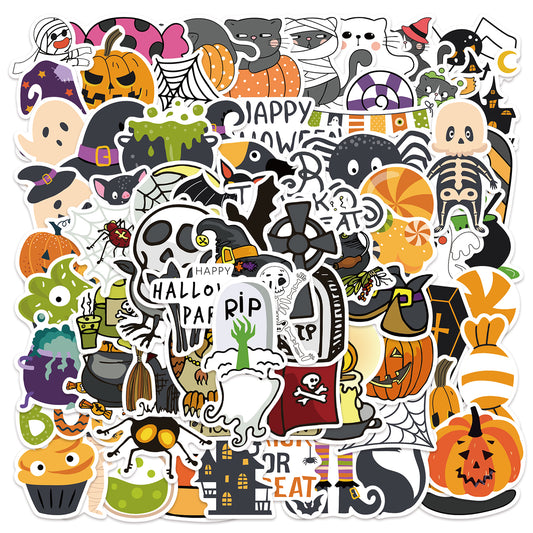 100pcs Halloween Happy Festival Stickers