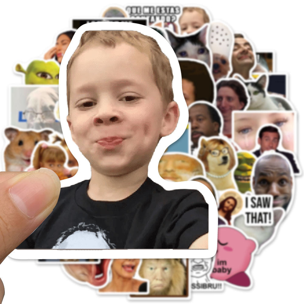 100pcs Celebrity Emoji Stickers