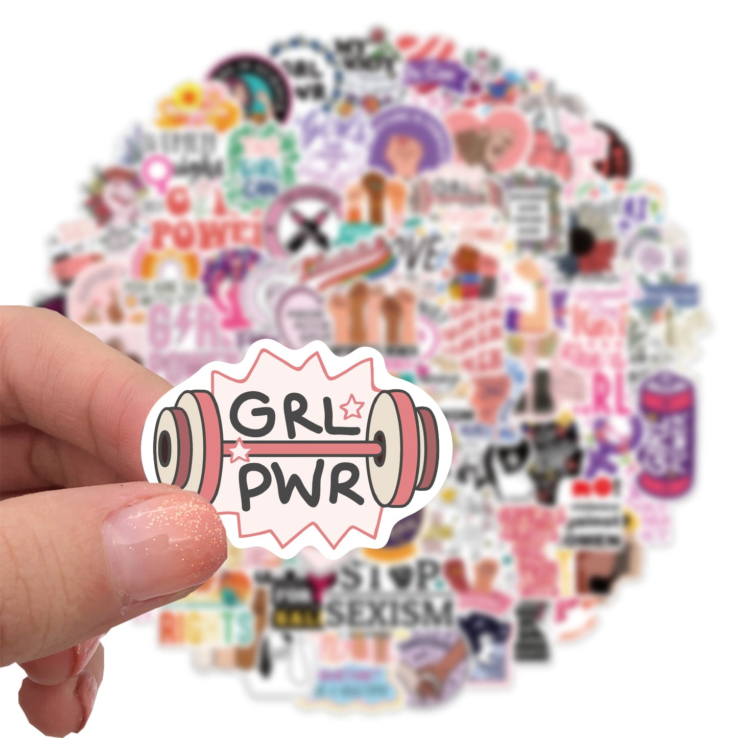 100pcs Feminism Stickers