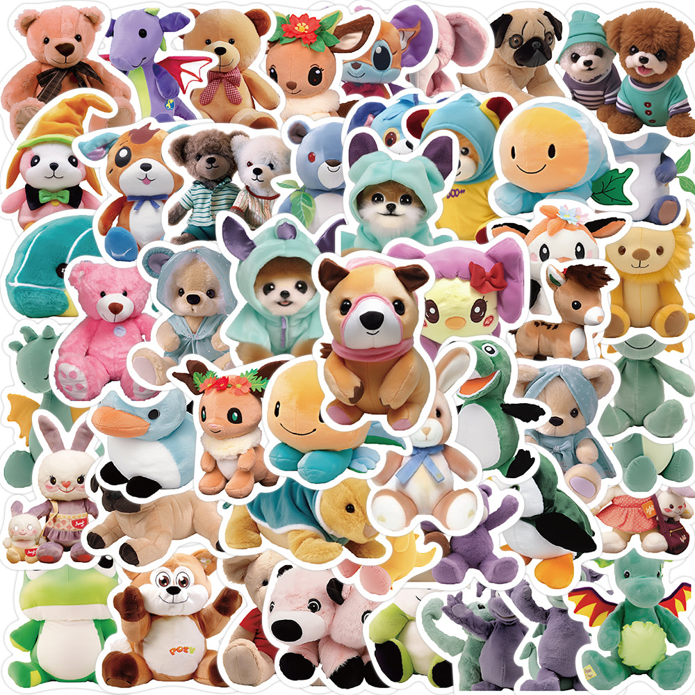 50pcs 3D Dolls Kids Joy Stickers