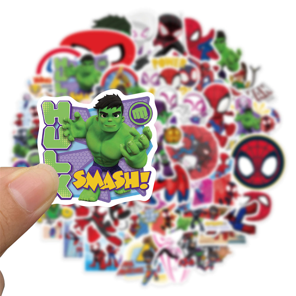 85pcs Superhero Spiderman Stickers