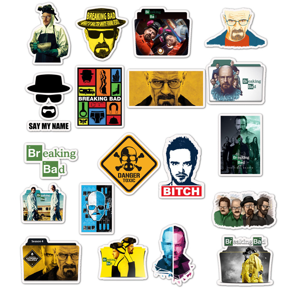 100pcs Breaking Bad&Better Call Saul Stickers