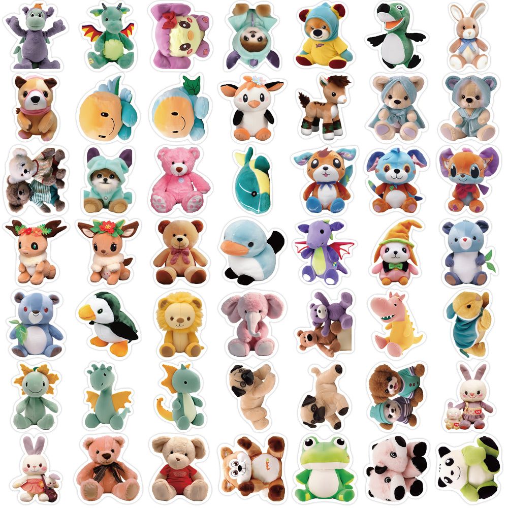 50pcs 3D Dolls Kids Joy Stickers