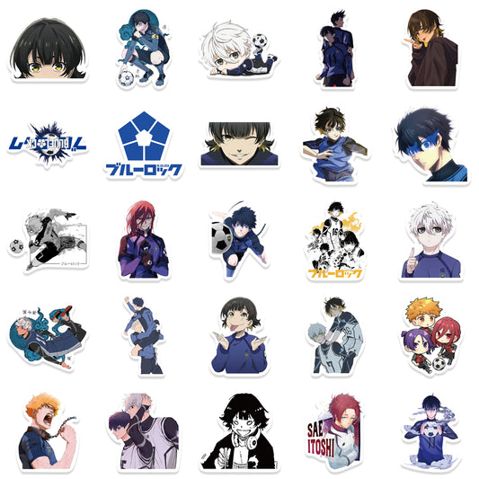 50pcs Blue Lock Stickers Soccer Japan Anime