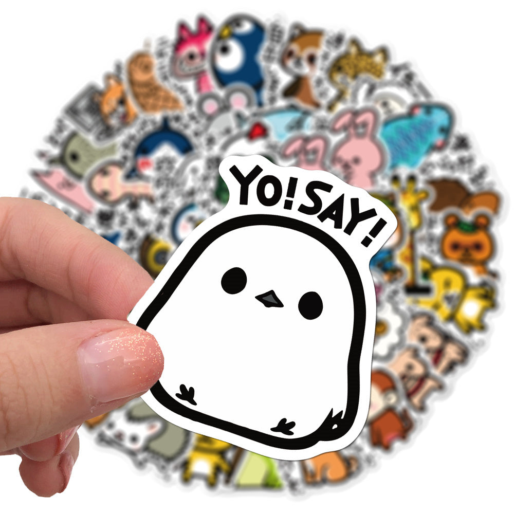 140pcs Cute Animals Stickers