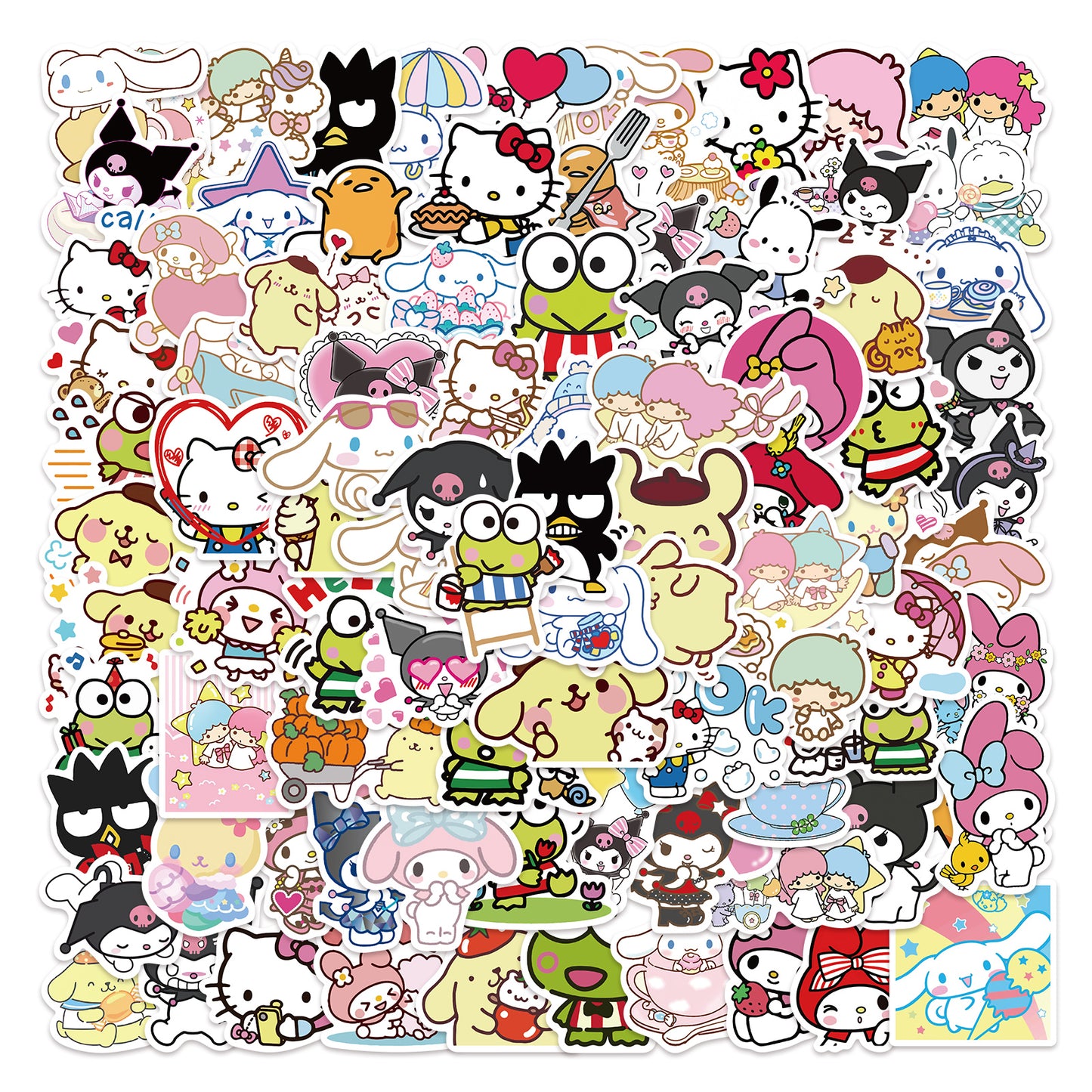 100pcs Sanrio Stickers