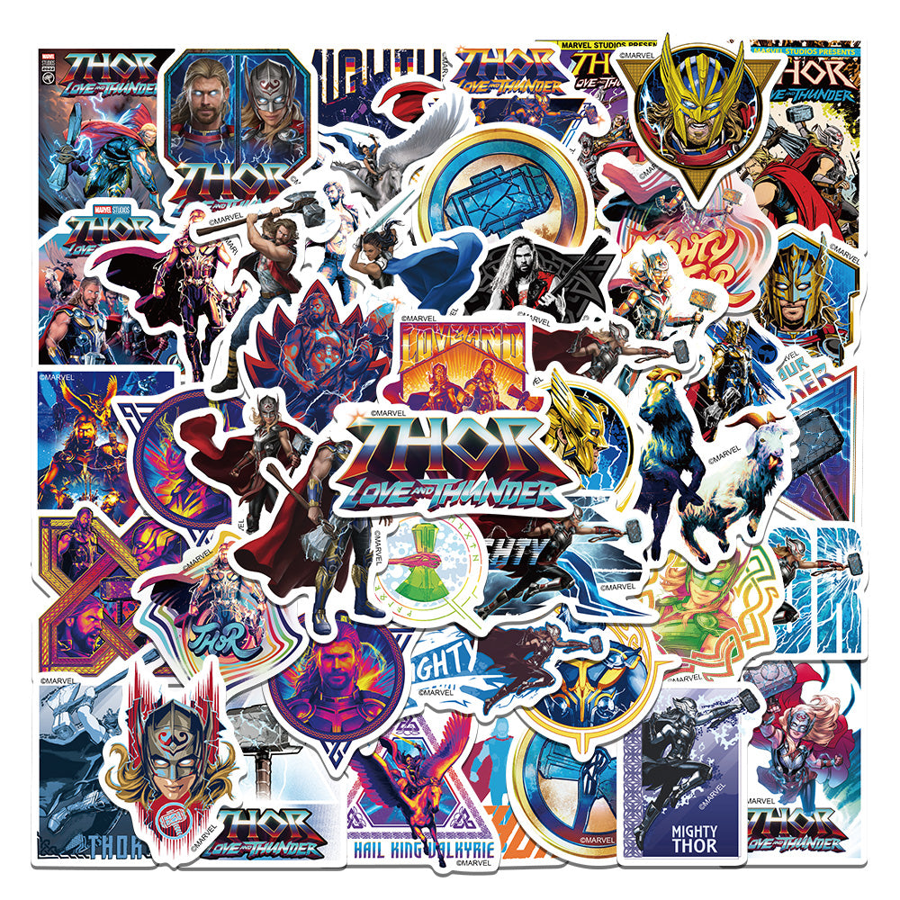 50pcs Thunder God Stickers