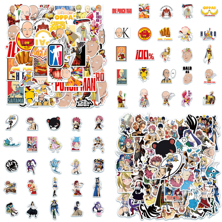 99pcs Action Anime Stickers