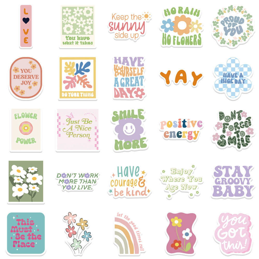 50pcs Danish Pastel 1 Stickers