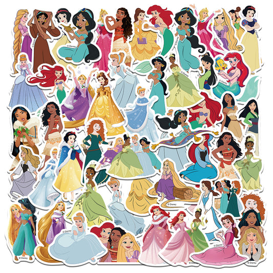 50pcs Princess Stickers