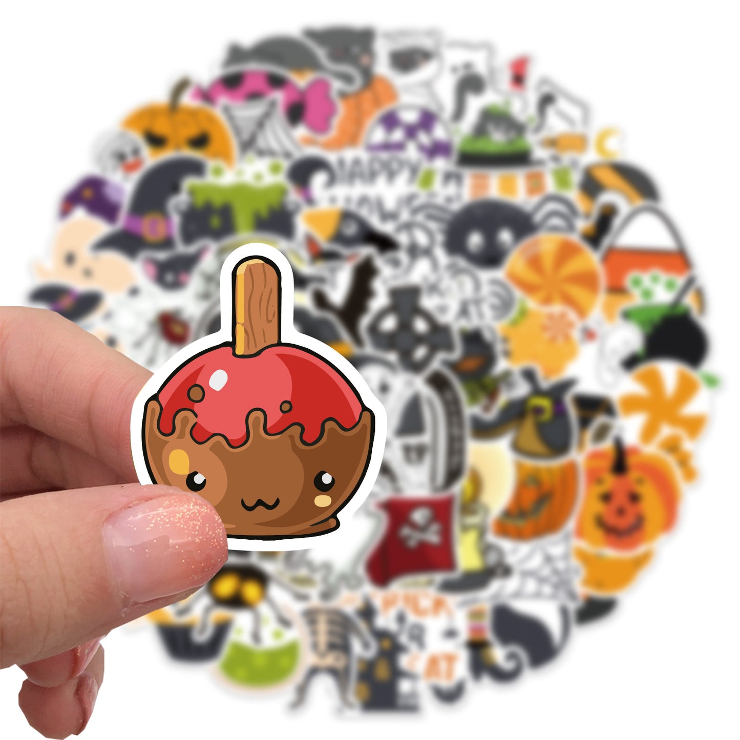 100pcs Halloween Happy Festival Stickers