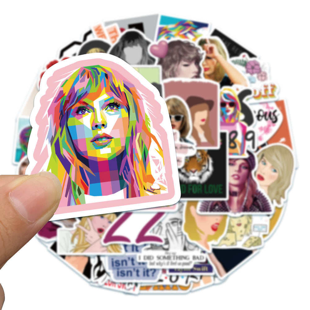 100pcs Taylor Swift 1 Stickers Music Singer