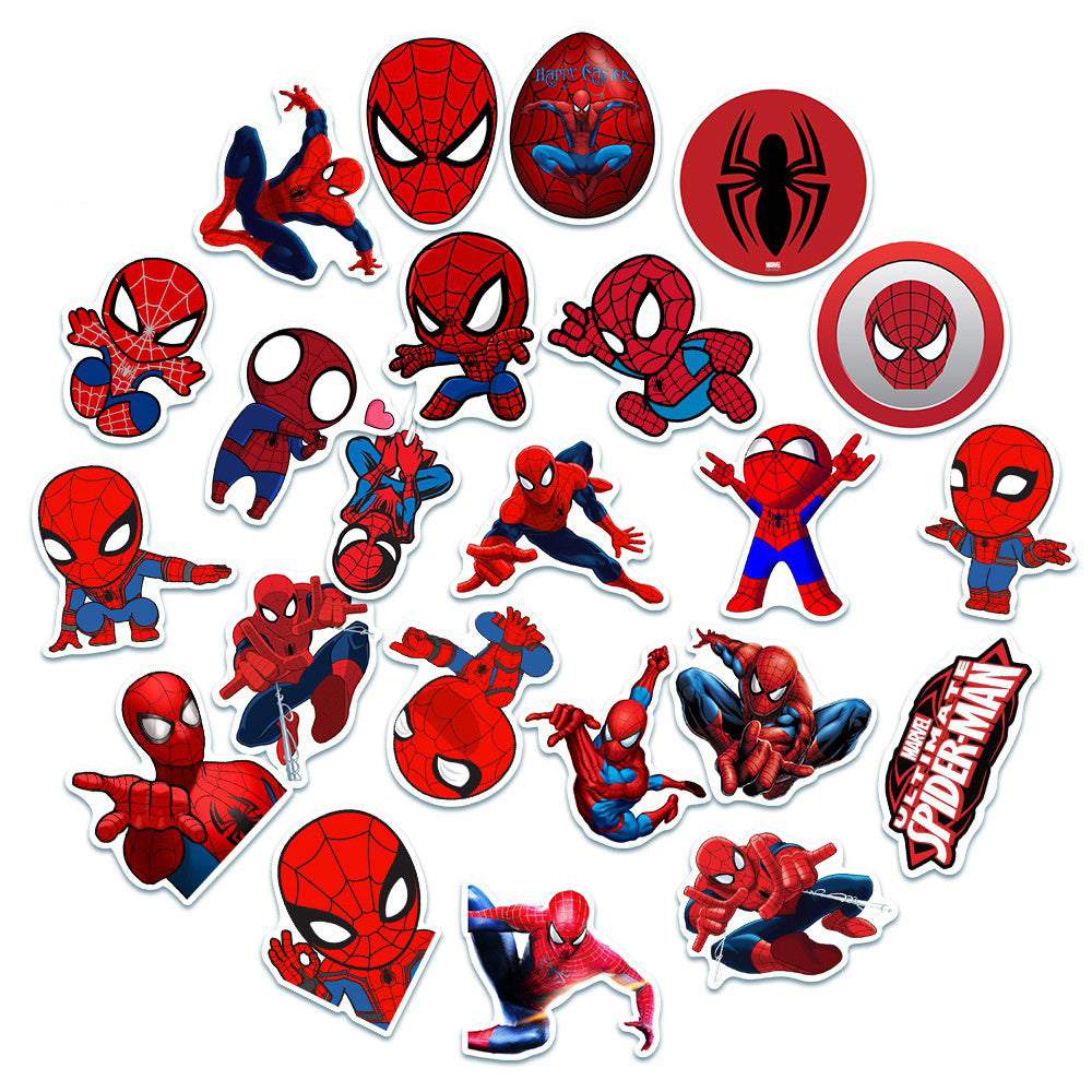 85pcs Superhero Spiderman Stickers