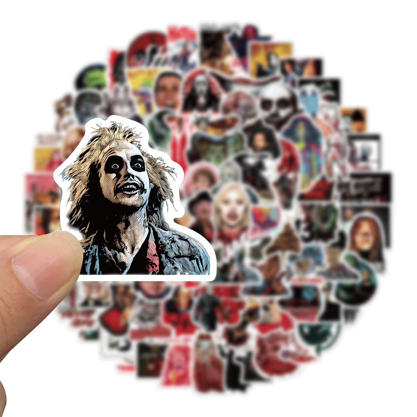 100pcs Horror Movie Collection Stickers