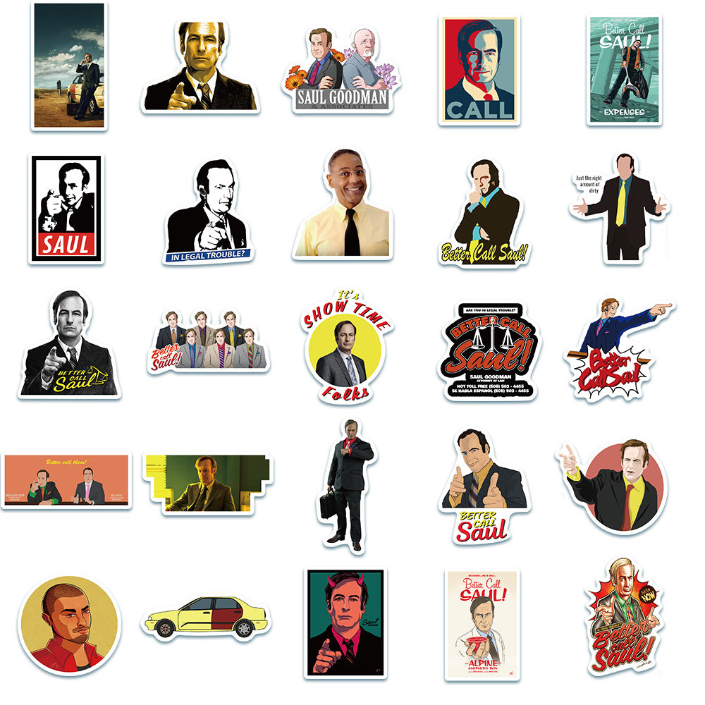 100pcs Breaking Bad&Better Call Saul Stickers