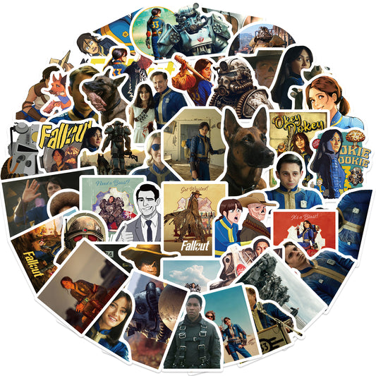 50pcs New Fallout Sci-Fi TV Show Stickers