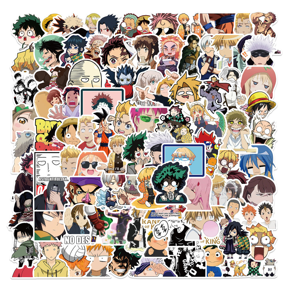 100pcs Anime Collection Stickers – AU Sticker World