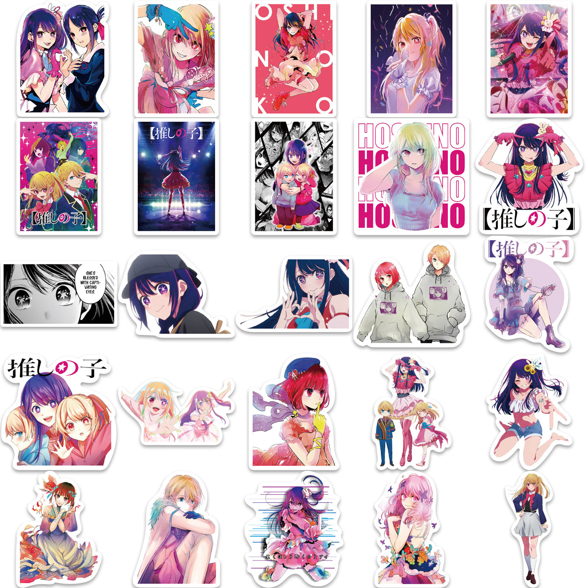 50pcs Oshi no Ko Stickers Japan Anime