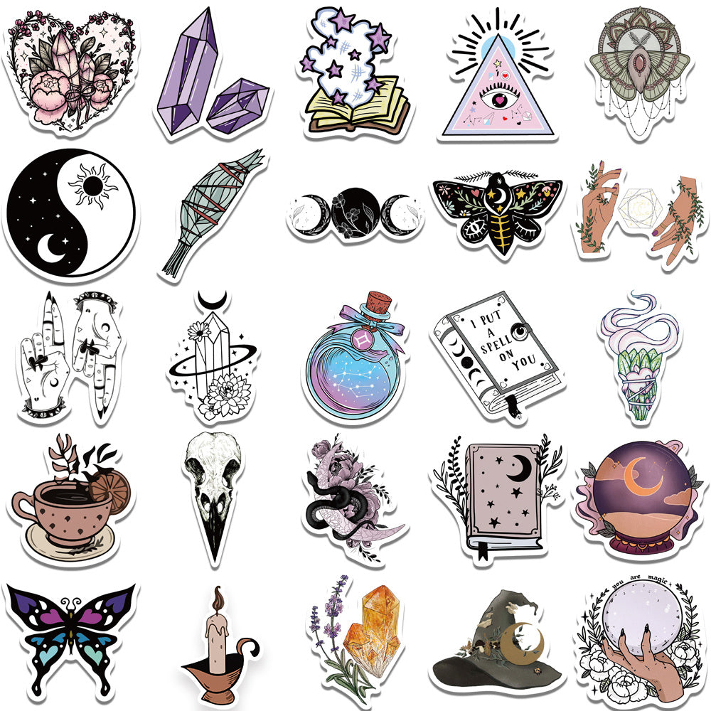 50pcs Boho Witchy 2 Stickers