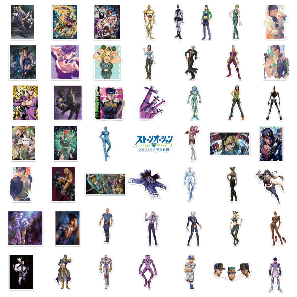 100pcs JoJo's Bizarre Adventure Stickers