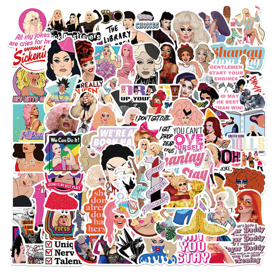 100pcs RuPaul's Drag Race Stickers