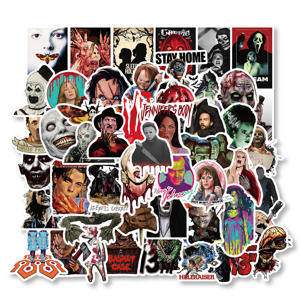 50pcs Horror Movie Collection 2 Stickers