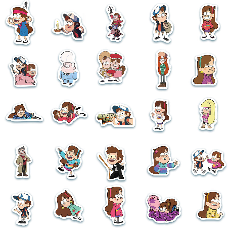 100pcs Terror TV Shows Stickers