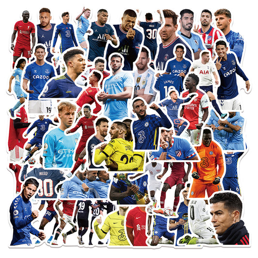 50pcs Soccer Stars Stickers