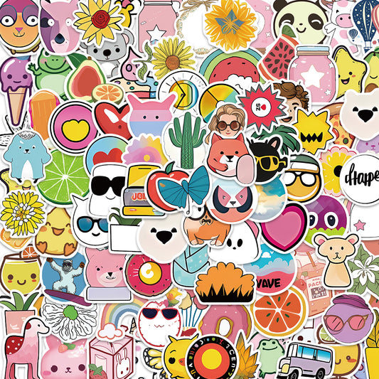 110pcs VSCO Style Goods Flowers Love Stickers