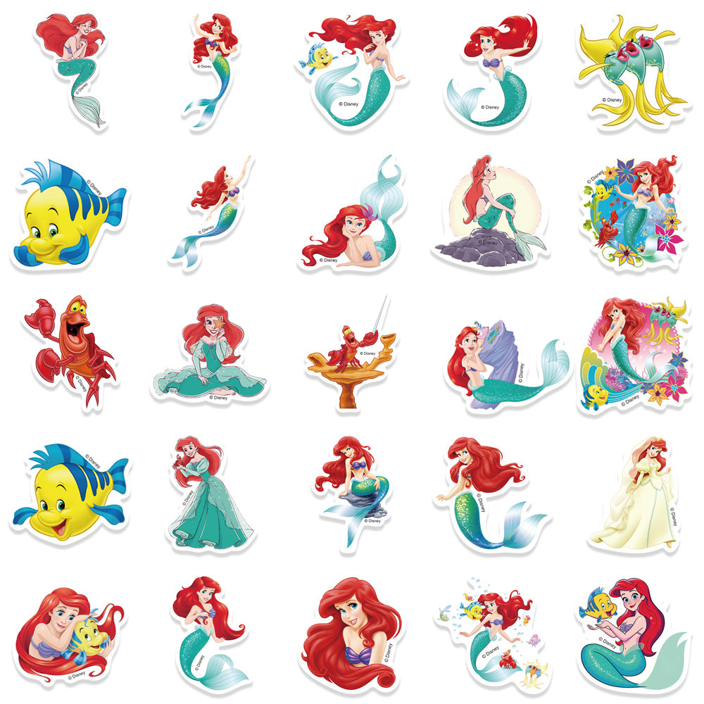 50pcs Mermaids Stickers