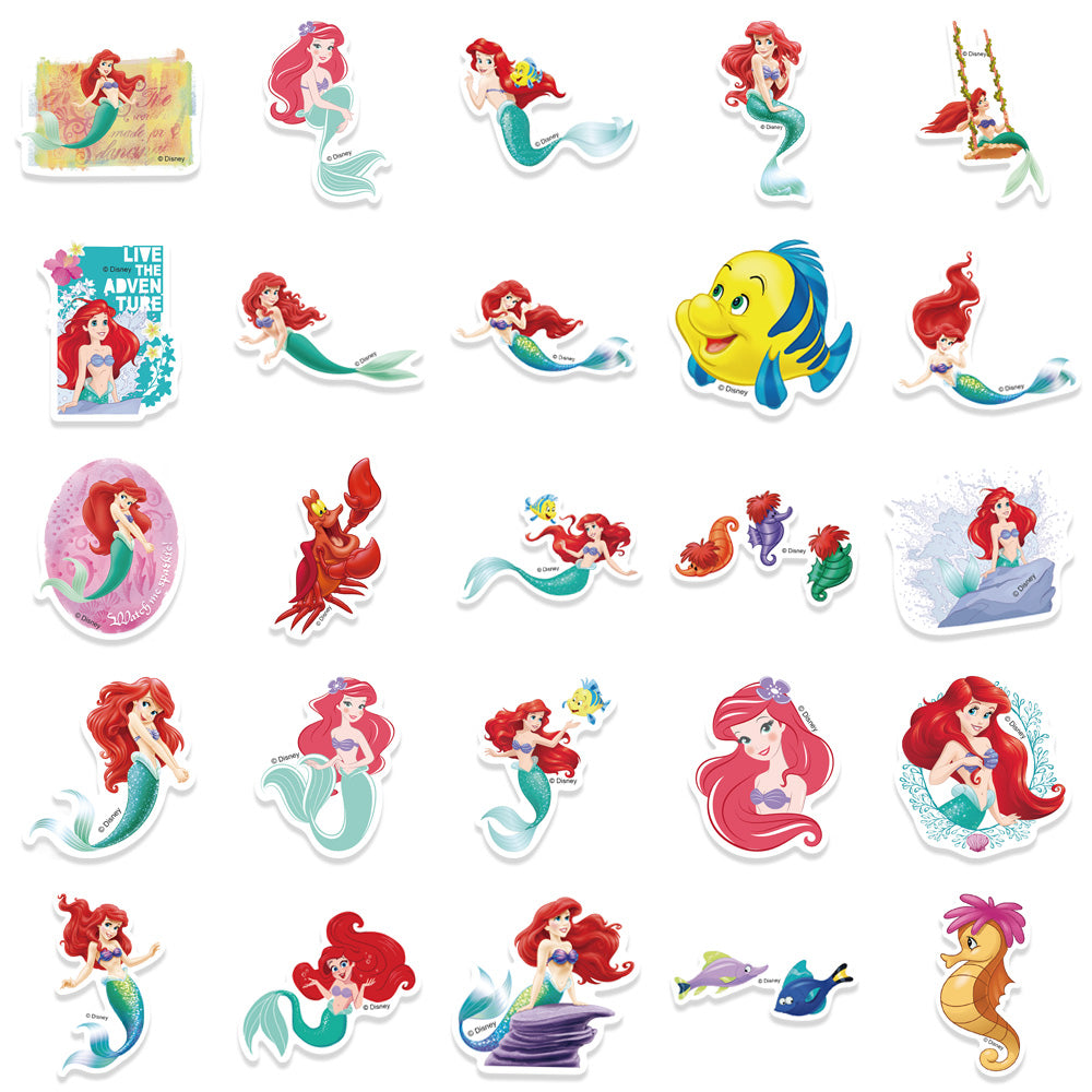 50pcs Mermaids Stickers