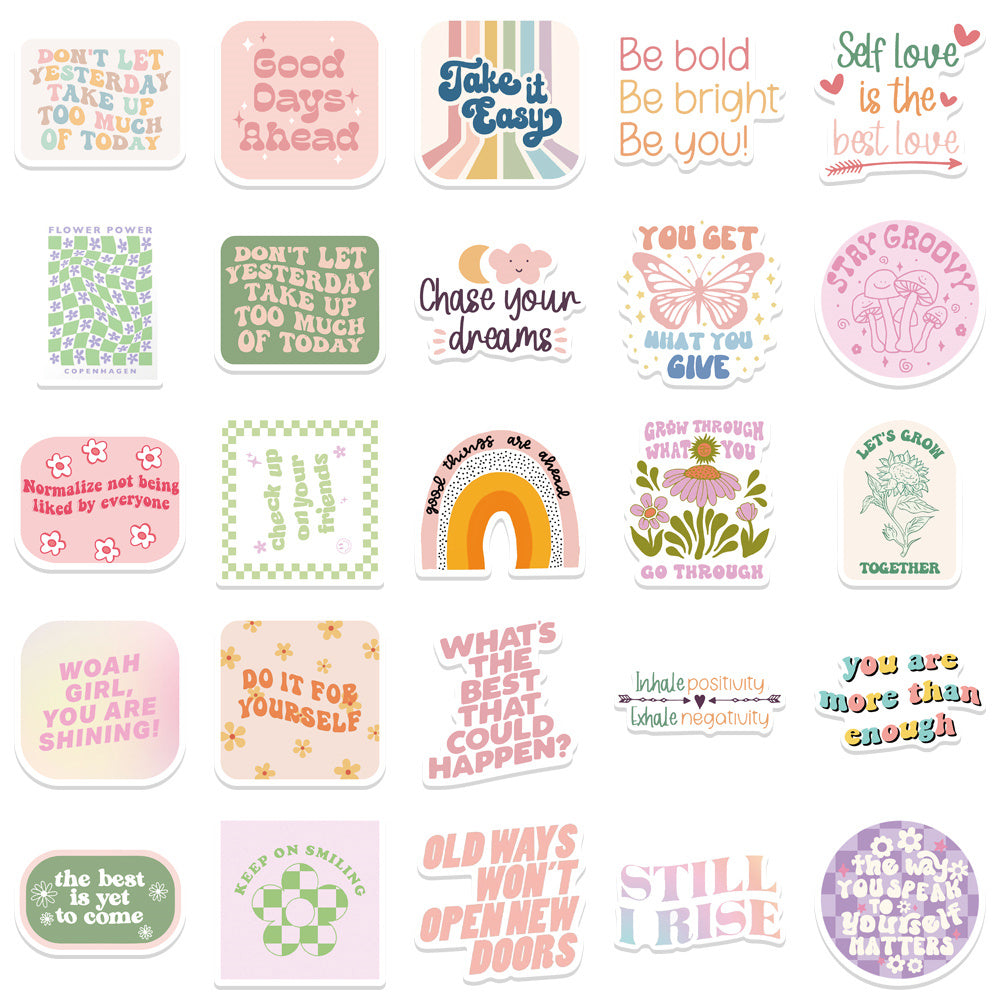 50pcs Danish Pastel 2 Stickers