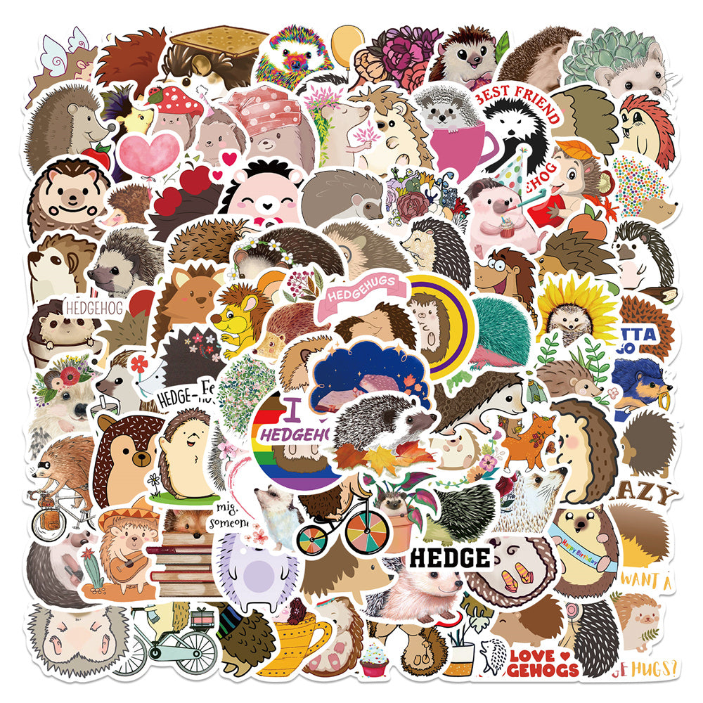 100pcs Hedgehog Stickers