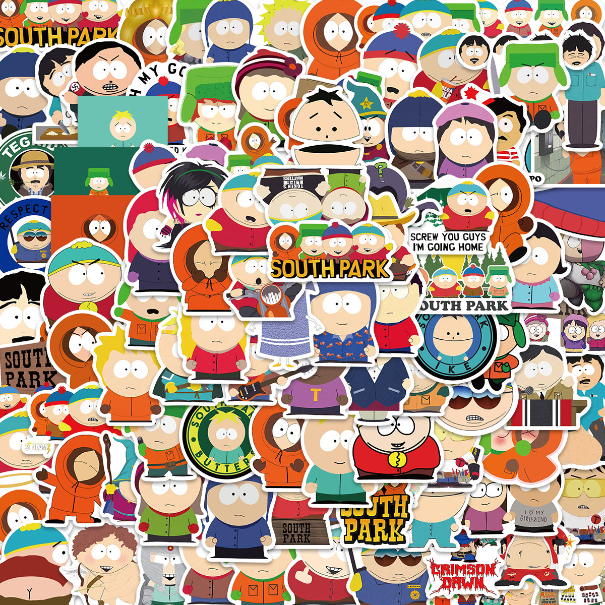 100pcs South Park Stickers