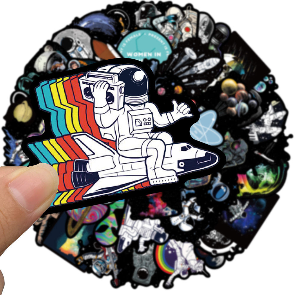 102pcs Astronauts Stickers