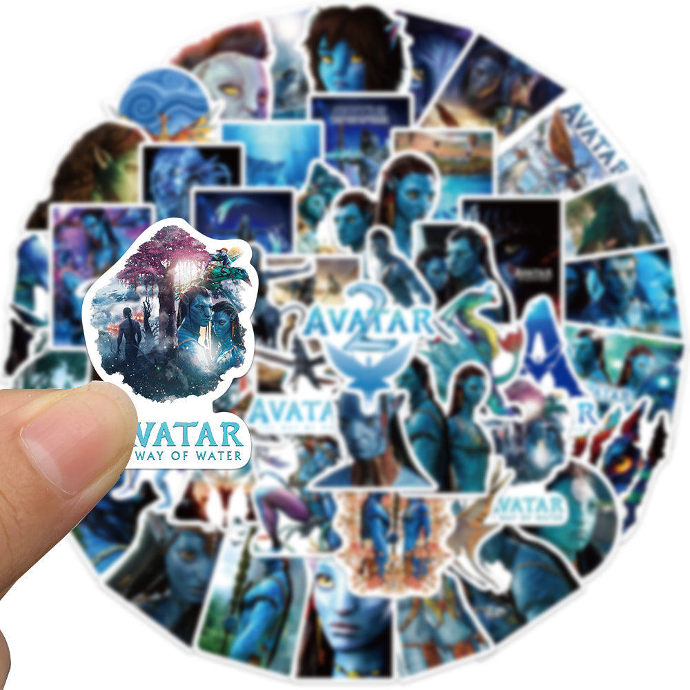 50pcs Avatar The Way of Water Stickers Adventure Movie