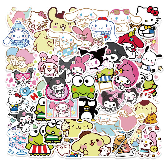50pcs Sanrio 4 Stickers