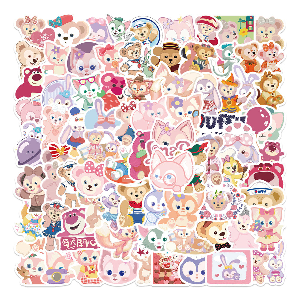 100pcs Cute Animals Stickers