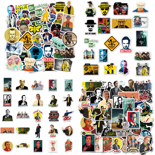 100pcs Breaking Bad&Better Call Saul Stickers