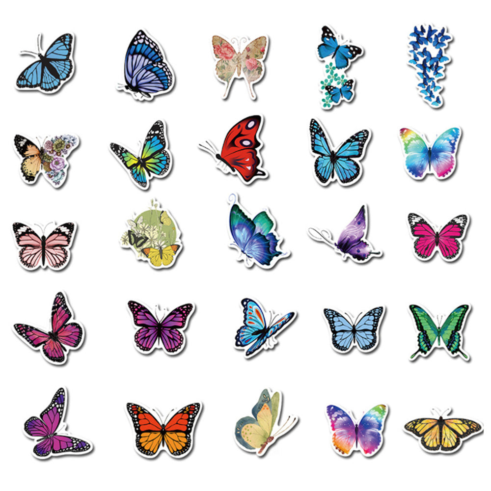 100pcs Butterfly&Bees Stickers