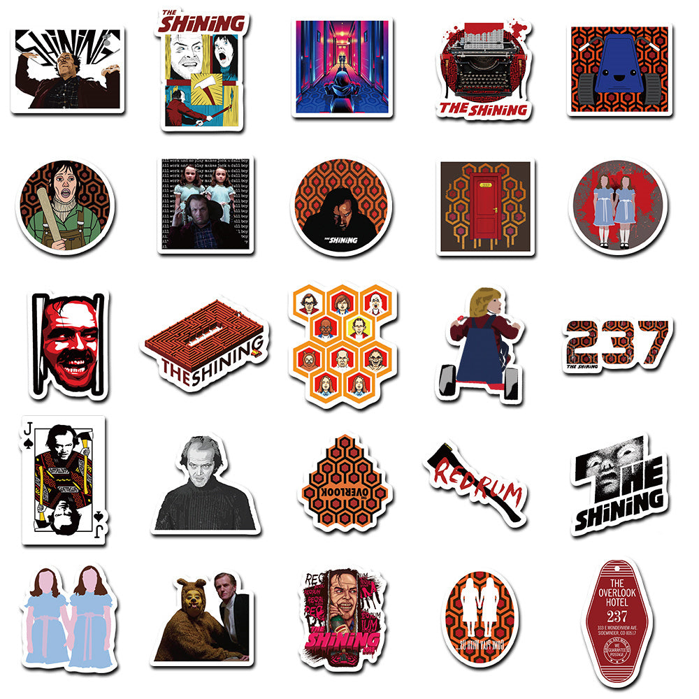 100pcs Terror Movie Stickers