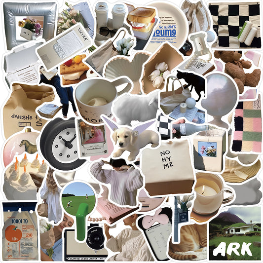 50pcs Ornamental Bed Aromatherapy Stickers