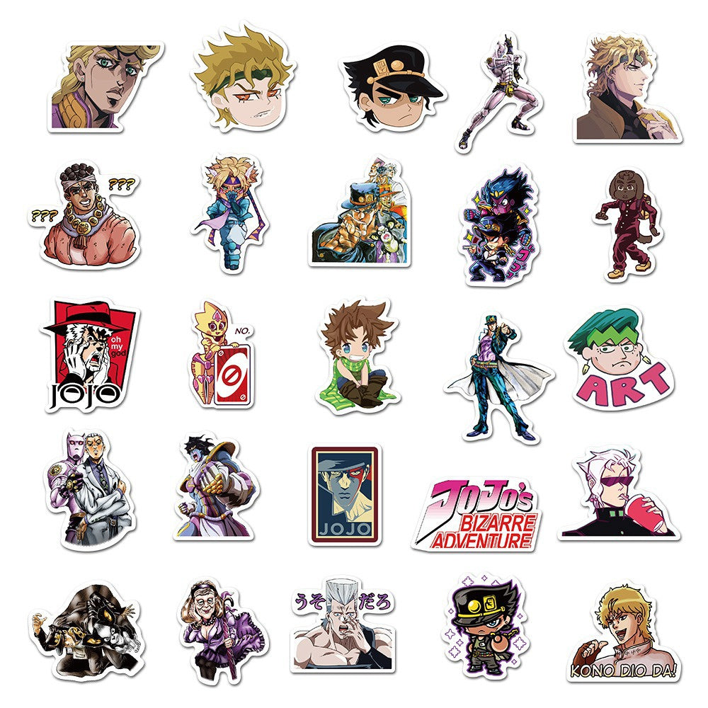 100pcs JoJo's Bizarre Adventure Stickers