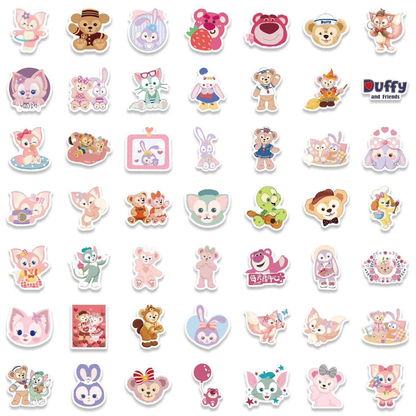 100pcs Cute Animals Stickers