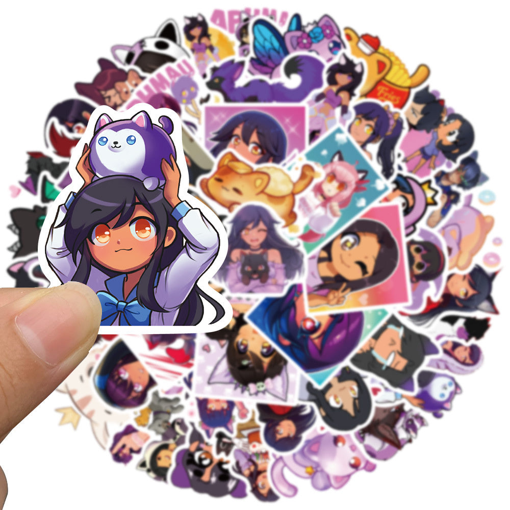 50pcs Aphmau Stickers