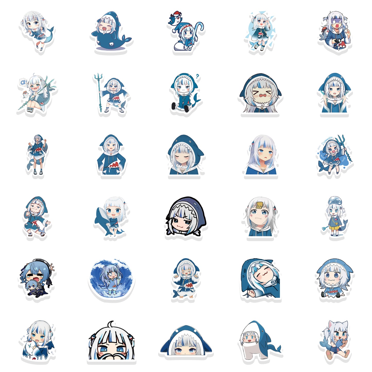 60pcs Hololive vtuber Stickers