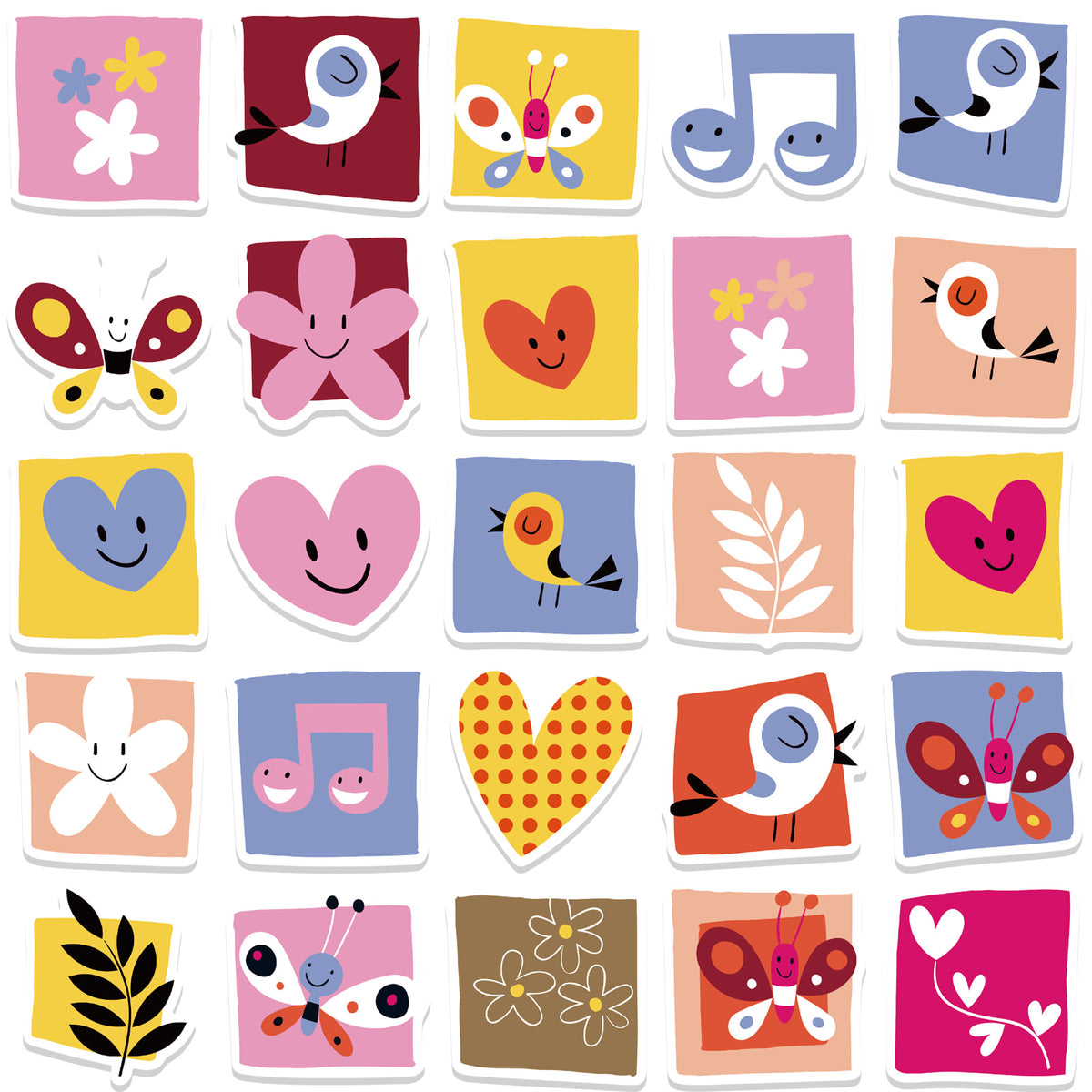 54pcs Cartoon Card Stickers – AU Sticker World